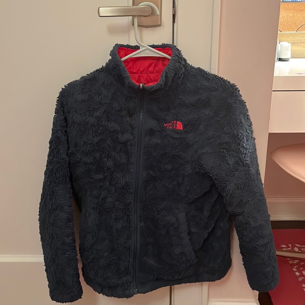 REVERSIBLE GIRLS NORTH FACE JACKET